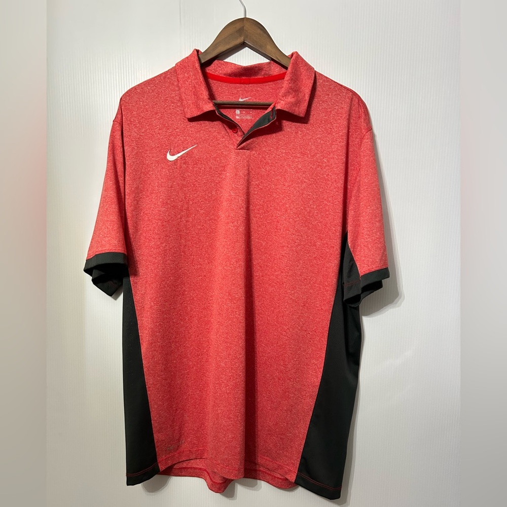 Nike Dri-FIT Men’s Red Polo Shirt Size XL